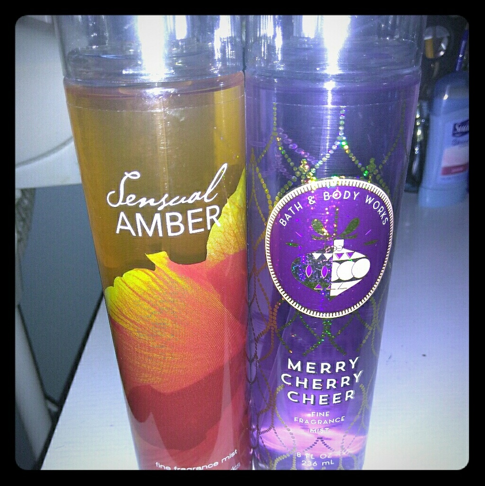 2 New Full Size Bath and Body Works sprays